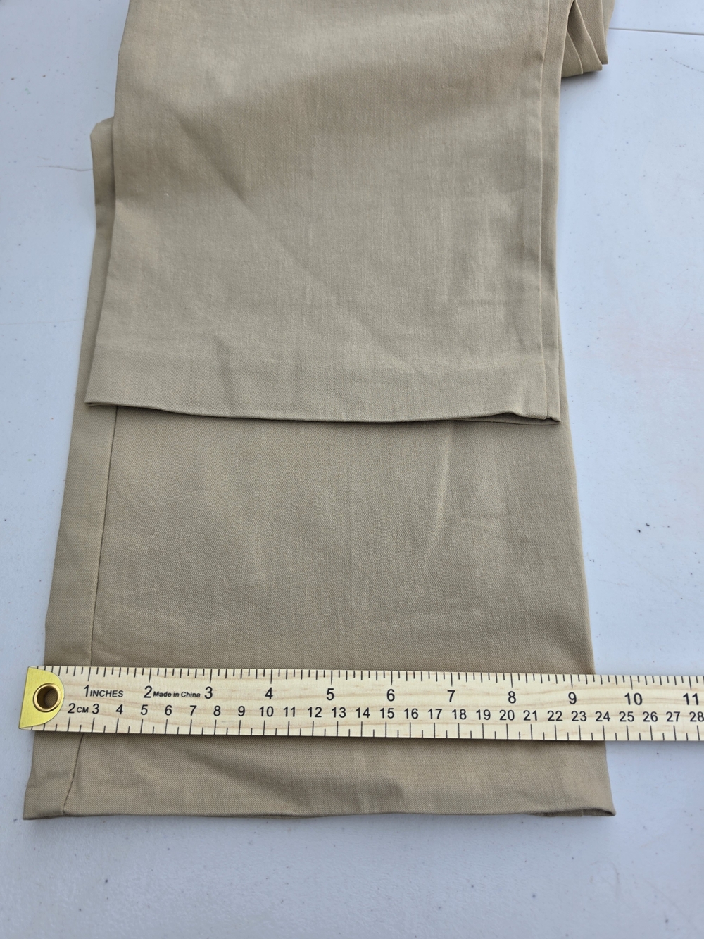 Time and Tru Pull-On Stretch Pants Women's XL (16–18) Average Khaki Straight Leg - Picture 4 of 11